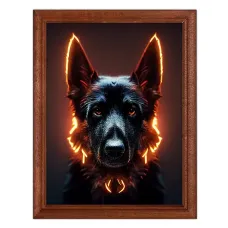 Постер в рамке 17х22см Собака POSV-0313