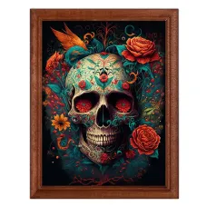 Постер в рамке 17х22см Череп POSV-0316