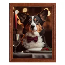 Постер в рамке 17х22см Собака POSV-0332