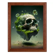 Постер в рамке 17х22см Череп POSV-0339