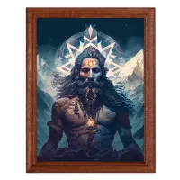 Постер в рамке 17х22см Йог POSV-0346