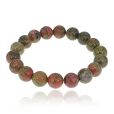 Браслет из натурального камня Унакит, 10мм BJBS-352