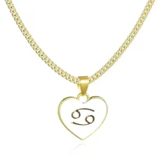 Кулон Сердце Знаки Зодиака, Рак BJK312-02