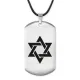 Амулет-жетон Звезда Давида ACZ-029
