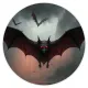 Коврик для мыши Летучая мышь, d.20см KM0346