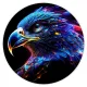 Коврик для мыши Орел, d.20см KM0358