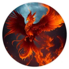 Коврик для мыши Феникс, d.20см KM0363