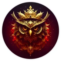 Коврик для мыши Сова, d.20см KM0366