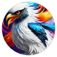 Коврик для мыши Птица, d.20см KM0367