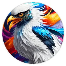 Коврик для мыши Птица, d.20см KM0367