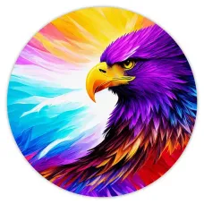 Коврик для мыши Орел, d.20см KM0369