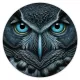 Коврик для мыши Сова, d.20см KM0373