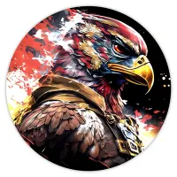 Коврик для мыши Орел, d.20см KM0374