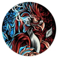 Коврик для мыши Феникс, d.20см KM0375