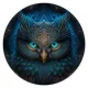 Коврик для мыши Сова, d.20см KM0377