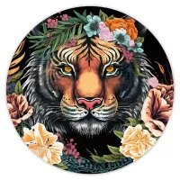 Коврик для мыши Тигр, d.20см KM0390