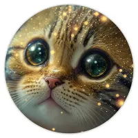 Коврик для мыши Котенок, d.20см KM0411