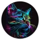 Коврик для мыши Кошка, d.20см KM0413