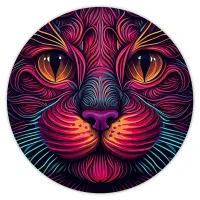 Коврик для мыши Кошка, d.20см KM0414