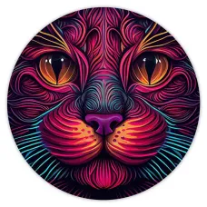 Коврик для мыши Кошка, d.20см KM0414