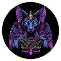 Коврик для мыши Кошка, d.20см KM0437