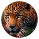 Коврик для мыши Леопард, d.20см KM0446