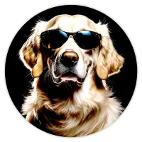 Коврик для мыши Собака в очках, d.20см KM0472