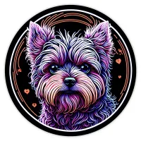 Коврик для мыши Собака йоркширский терьер, d.20см KM0478