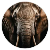 Коврик для мыши Слон, d.20см KM0511