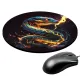 Коврик для мыши Огненная змея, d.20см KM0541