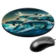 Коврик для мыши Дельфины, d.20см KM0558