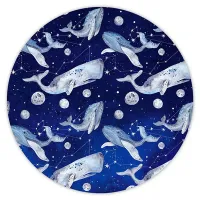 Коврик для мыши Кашалот в космосе, d.20см KM0559
