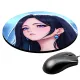 Коврик для мыши Аниме девушка, d.20см KM0619