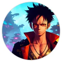 Коврик для мыши Аниме парень, d.20см KM0630