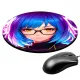 Коврик для мыши Аниме девушка неко, d.20см KM0636