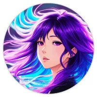 Коврик для мыши Аниме девушка, d.20см KM0664