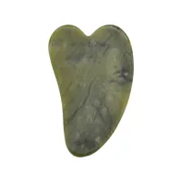 Массажер-скребок Гуаша, нефрит, 7х3,5см MJCH021-02