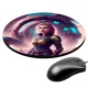 Коврик для мыши Киберпанк девушка, d.20см KM0705