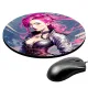Коврик для мыши Киберпанк девушка, d.20см KM0720