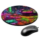 Коврик для мыши Киберпанк неон улица, d.20см KM0734