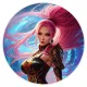 Коврик для мыши Фэнтэзи девушка, d.20см KM0759