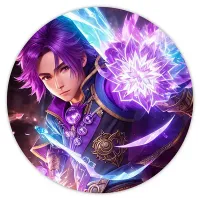 Коврик для мыши Фэнтэзи парень, d.20см KM0760