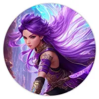 Коврик для мыши Аниме девушка, d.20см KM0761