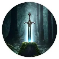 Коврик для мыши Экскалибур, d.20см KM0767