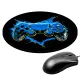 Коврик для мыши Геймпад, d.20см KM0771