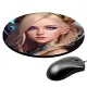 Коврик для мыши Девушка, d.20см KM0787