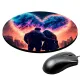 Коврик для мыши Влюбленная пара, d.20см KM0809