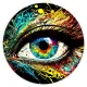 Коврик для мыши Глаз, d.20см KM0867