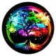 Коврик для мыши Дерево жизни, d.20см KM0869