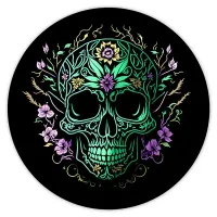 Коврик для мыши Череп, d.20см KM0882